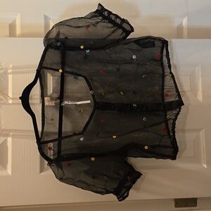 Black shirt Asos size 14